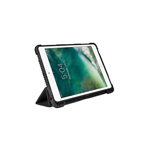 Xqisit Apple iPad Air 4 (2020);Apple iPad Pro 11 (2020);Apple iPad Pro 11 (2018) Hüllen Schwarz Klapphülle Millitary Kunststoff von Xqisit