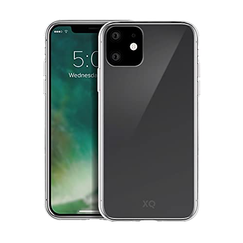 Xqisit Apple iPhone 11 Handy-Hülle - [Anti-Gelb] Transparent Silikon, [Passgenau], Schutzhülle, Flex Case Clear, 36707 von Xqisit