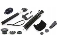 Selfie Stick Xrec Selfie Kit 5in1 - Stativ/3x Objektiv/Fernbedienung/Monopod/Halterung von Xrec