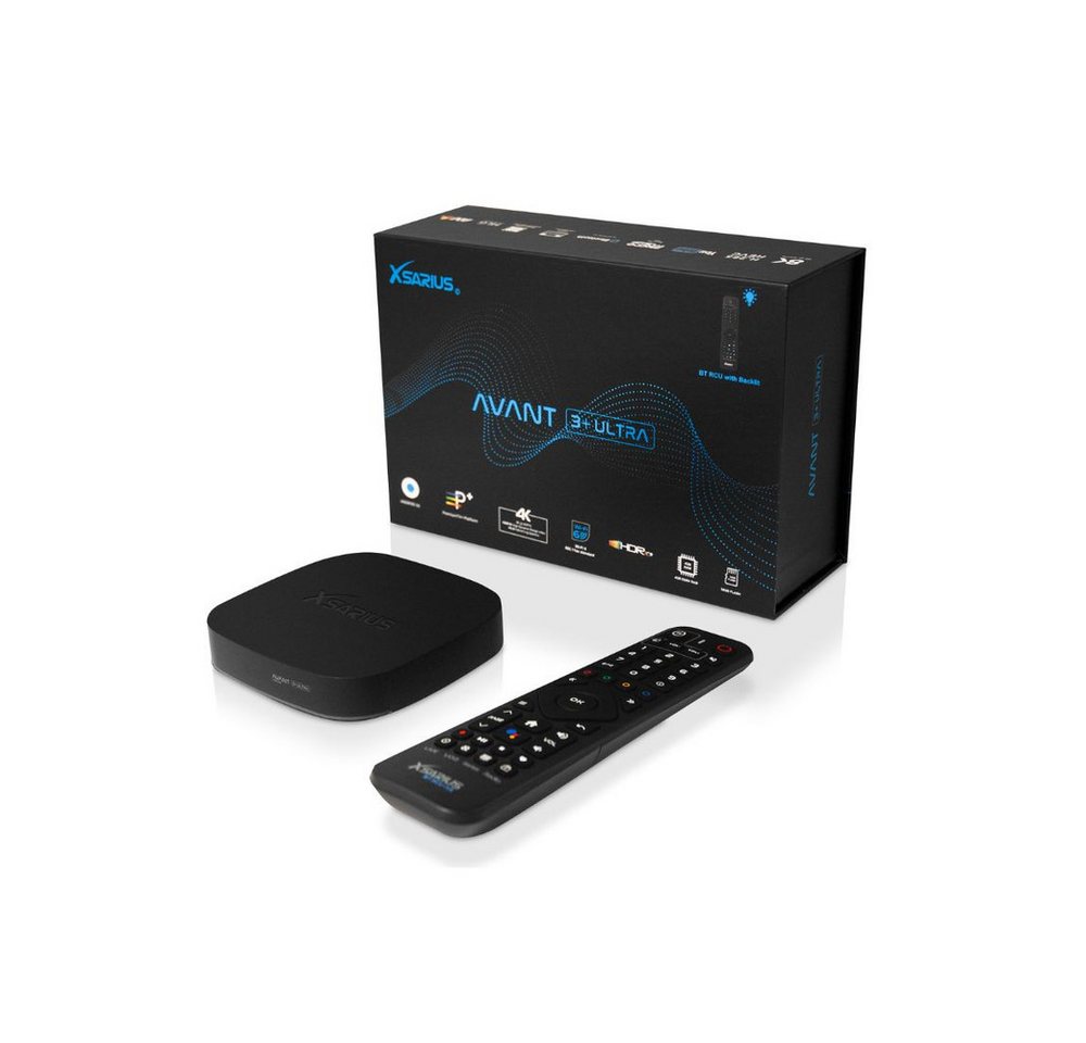 Xsarius Avant 3+ Ultra Black Edition 4K UHD Android 11 Netzwerk Netzwerk-Receiver Xsarius Avant 3+ Ultra Black Edition 4K UHD Android 11 Netzwerk Netzwerk-Receiver von Xsarius