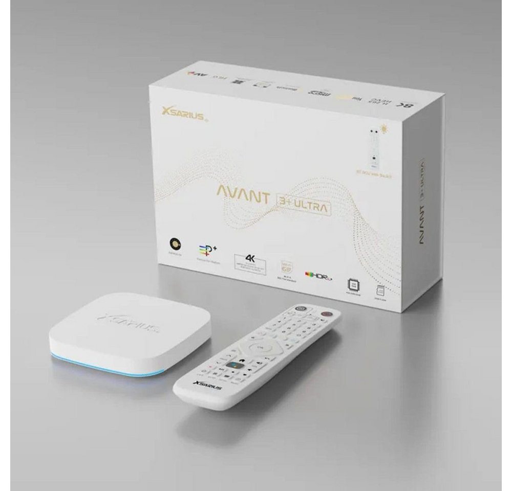 Xsarius Avant 3+ Ultra White Edition 4K UHD Android 11 Netzwerk-Receiver Xsarius Avant 3+ Ultra White Edition 4K UHD Android 11 Netzwerk-Receiver von Xsarius