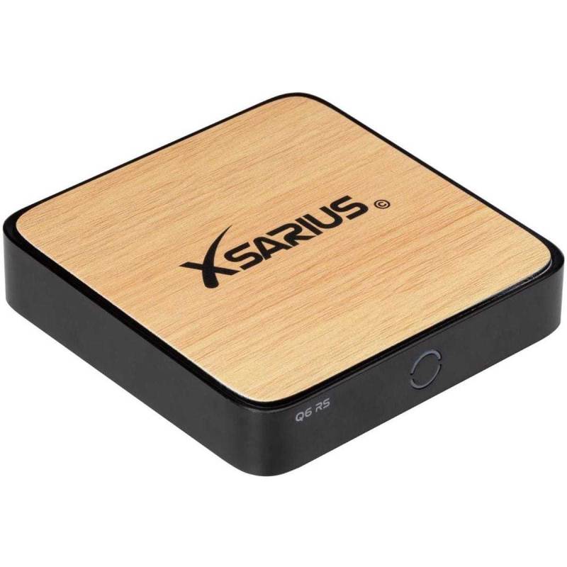 Xsarius Q6 RS 4K UHD Android 9.0 IP-Receiver (HDR10+ Dual-WiFi LAN HDMI USB MicroSD Dolby) von Xsarius