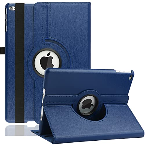 Hülle für iPad 10.2" 7./8./9. Generation (2021/2020/2019) - 360 Grad verstellbare Schutzhülle mit Auto Schlaf/Aufwach (Navy Blue) von Xsltkby