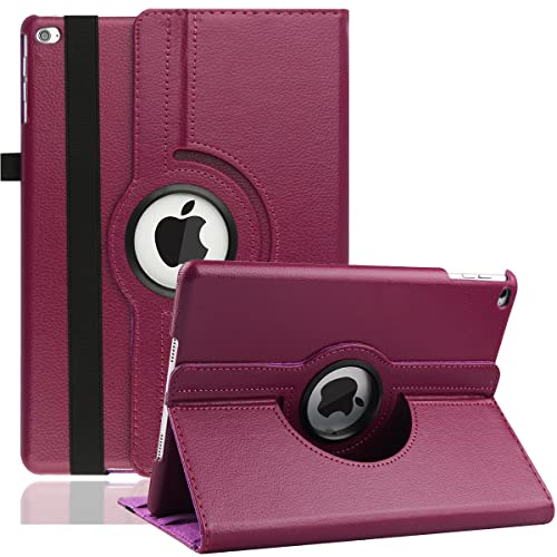 Hülle für iPad 10.2" 7./8./9. Generation (2021/2020/2019) - 360 Grad verstellbare Schutzhülle mit Auto Schlaf/Aufwach (Purple) von Xsltkby