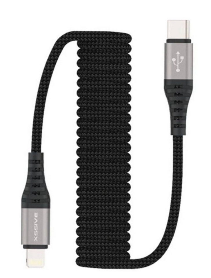 Xssive 1,5 m Lade- und Datenkabel Kompatibel mit IOS Strechable geflochten X-Link Lade-und Datenkabel Xssive 1,5 m Lade- und Datenkabel Kompatibel mit IOS Strechable geflochten X-Link Lade-und Datenkabel von Xssive