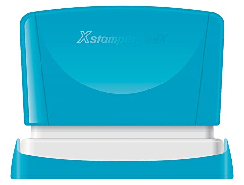 Stempel x'stamper quix personalisierbar Farbe: blau Maße 4 x 60 mm q-05 von Xstamper