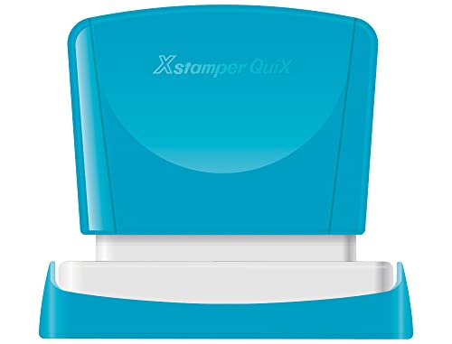 Stempel x'stamper quix personalisierbar rot Maße 13x49mm q-13 von Xstamper