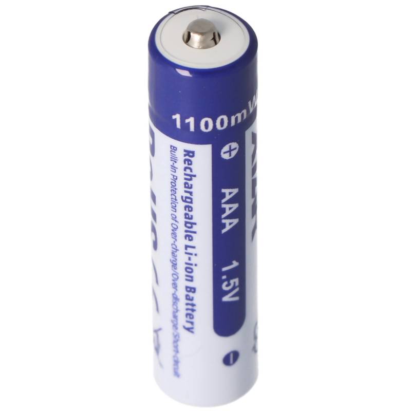AAA 1,5V 1100mWh typisch 700mAh Lithium Ionen Akku wiederaufladbar nur mit speziellem Ladegerät von Xtar