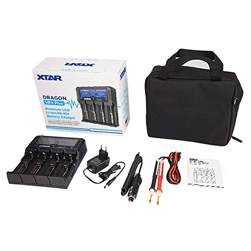 XTAR VP4 Plus Schnelllade-LCD Li-Ion/Ni-MH-Ladegerät für 18650 18700 20700 21700 22650 25500 26650 32650 Rechargeable Ni-MH Ni-CD AAAA AAA AA A SC C D XTAR VP4 Plus Schnelllade-LCD Li-Ion/Ni-MH-Ladegerät für 18650 18700 20700 21700 22650 25500 26650 32650 Rechargeable Ni-MH Ni-CD AAAA AAA AA A SC C D von Xtar