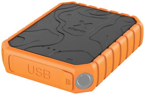 Xtorm by A-Solar XR201 Rugged Powerbank 10000 mAh Li-Ion Orange, Schwarz von Xtorm by A-Solar