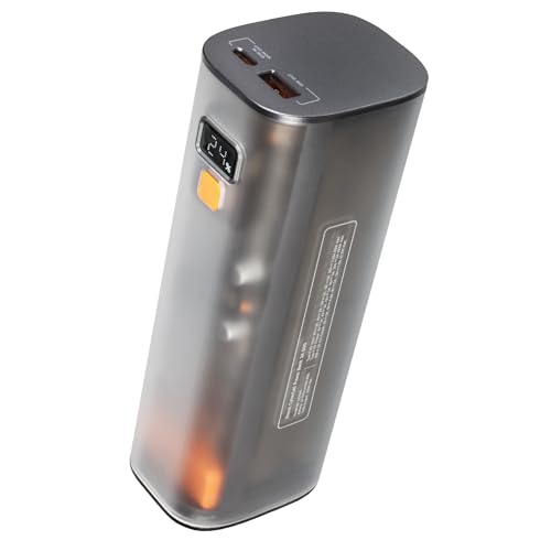 Xtorm 100W CyberCell Powerbank, XCP240, Powerbank 24000 mAh, Flughafenkompatibel, 1x USB / 1x USB-C PD, Geeignet für Samsung und iPhone, Transparent von Xtorm