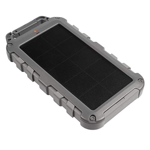 Xtorm 20W Fuel Series Solar Charger 10.000, Solarladegerät, Next-Gen, Power-Akku, 20W USB-C PD & 2X USB 3.0 Ausgang, 1,2W Solarmodul, spritzwassergeschützt (IPX4), Taschenlampe, Grau/Dunkelgrau Xtorm 20W Fuel Series Solar Charger 10.000, Solarladegerät, Next-Gen, Power-Akku, 20W USB-C PD & 2X USB 3.0 Ausgang, 1,2W Solarmodul, spritzwassergeschützt (IPX4), Taschenlampe, Grau/Dunkelgrau von Xtorm