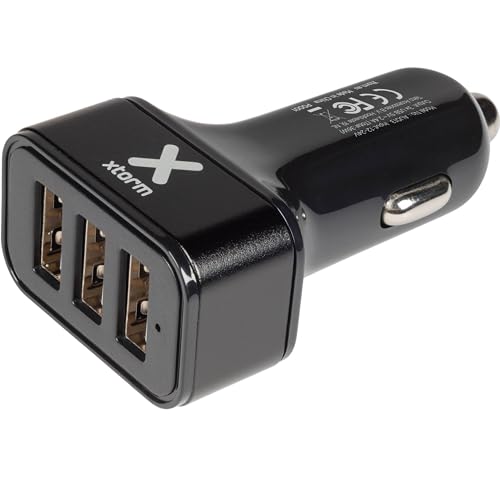 Xtorm Autoladegerät mit 3 USB-Anschlüssen, 36W Kompaktladegerät von Xtorm