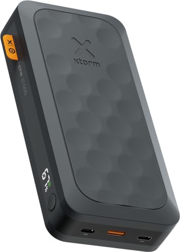 Xtorm Fuel Series 5 67W Powerbank 27.000mAh, 2X USB-C PD/1x USB-A, LED-Anzeige, Laptop Aufladen, Geeignet für iPhone und Samsung, Schwarz von Xtorm