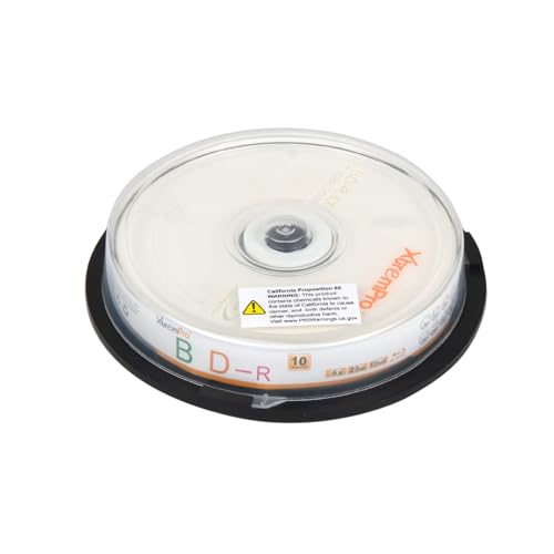 XtremPro 11049 Bd-R Blu-Ray-Discs in Spindel, 6 x 25 GB, 135 min, 10 Stück von XtremPro