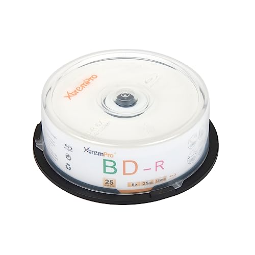 XtremPro 11051 Bd-R 6X 25 GB 135min Blu-Ray 25 Stück Rohlinge in Spindel XtremPro 11051 Bd-R 6X 25 GB 135min Blu-Ray 25 Stück Rohlinge in Spindel von XtremPro