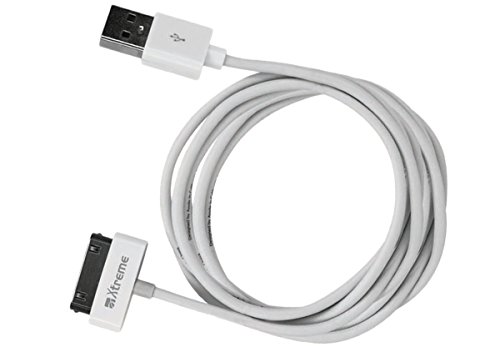 Xtreme 40166 Kabel USB auf Dock 30, von 2.0 mt für iPad/iPhone/iPod von Xtreme videogames