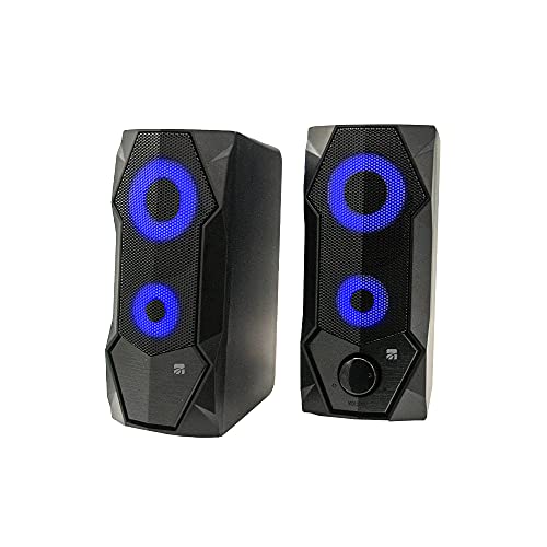 Xtreme Videogames Lautsprecher USB Twin Lautsprecher mit LED RGB für PC 33207 von Xtreme Videogames