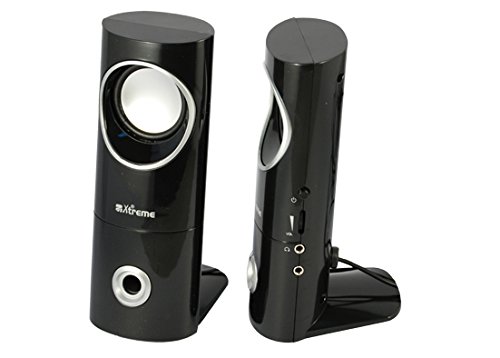 Xtreme 33201 Slim Speakers Multimedia, mit Sound 3D und System Doppel Kanal, Lautstärkeregler und Eingang Kopfhörer von Xtreme videogames
