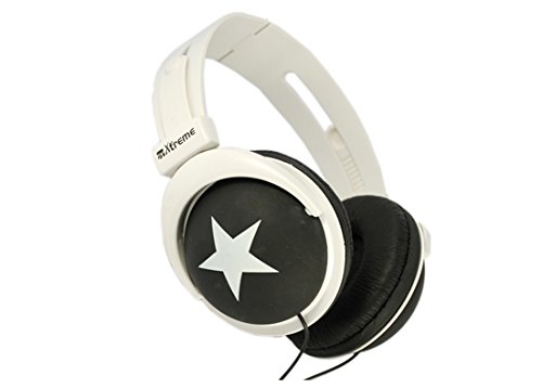 Xtreme London schwarz, blau, weiß Headset Kopfhörer mit Mikrofon – Kopfhörer mit Mikrofon (PC/Spiele, Kopfband, Schwarz, Blau, Weiß, verkabelt, 1,2 m, ohraufliegend) von Xtreme videogames