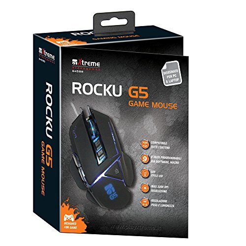 Xtreme rocku G5 Maus-Spiel, schwarz von Xtreme videogames