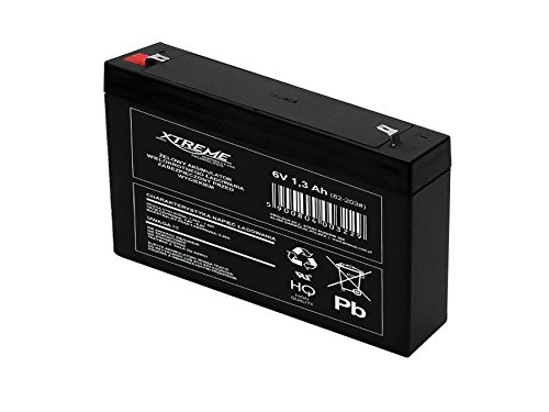 Xtreme Blei-Akku Gel Battery Lead Acid Battery Batterie Akku (6V 1,3Ah) von Xtreme