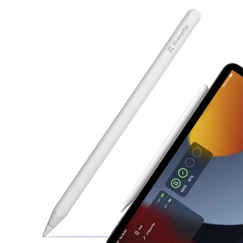 XtremeMac X-Stylus: Upgraded Wireless Charging Pen - Compatible with iPad Pro (12.9" & 11", Gen 1-6), iPad Air (Gen 4-5), iPad Mini 6 von XtremeMac