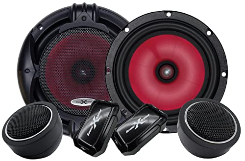 SoundXtreme 1000 W 16,5 cm 2-Wege Auto Audio Komponent Lautsprecher System 6-1/2 Zoll Auto Audio Lautsprecher für Auto, ATV, Wohnmobil, Motorrad, Boot von Xtremevision