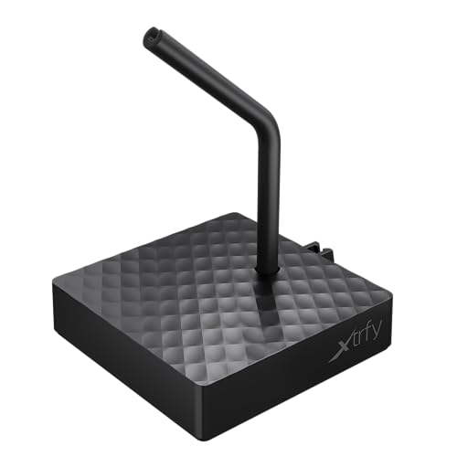 Xtrfy B4, Mouse Bungee für mehr Spielkomfort, Flexibler Kabelhalter für Gaming-Maus, Stabiler Standfuß, rutschfeste Unterseite, praktisch und kompakt, Schwarz von Xtrfy