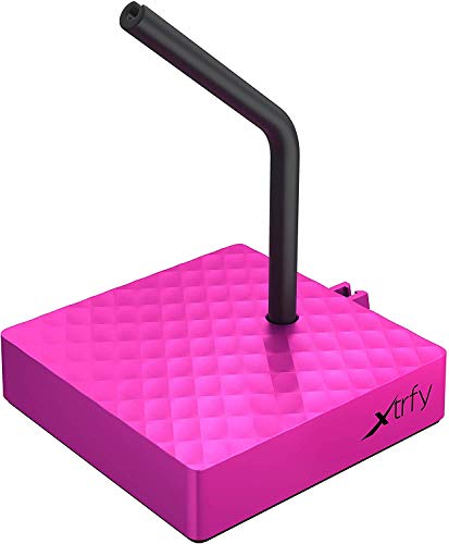 Xtrfy B4, Mouse Bungee für mehr Spielkomfort, flexibler Kabelhalter für Gaming-Maus, stabiler Standfuß, rutschfeste Unterseite, praktisch und kompakt, Pink von Xtrfy