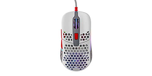 Xtrfy M42 RGB, ultraleichte kabelgebundene Gaming-Maus, hochmoderner Pixart 3389 Sensor, modulares Gehäuse (2 Größen inkl.), einstellbare RGB-Beleuchtung, Retro Edition von Xtrfy