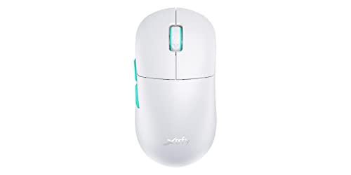 Xtrfy M8 Wireless, kabellose ultraleichte Gaming-Maus, optimiert für E-Sports, 2.4 GHz Funk, extrem niedrige Front für höhere Präzision, wiederaufladbar, Weiß von Xtrfy