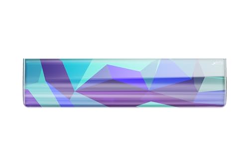 Xtrfy WR5 Compact, Handballenauflage aus Harz (325 x 80 x 19 mm), für 65-Prozent-Tastaturen, Bequem und Stylisch, Rutschfeste Silikonfüße, Litus Blue Edition von Xtrfy