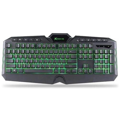 Xtrike Me Dream My Life Gamers Tastatur - Hintergrundbeleuchtung, KB-509, Schwarz von Xtrike Me Dream My Life