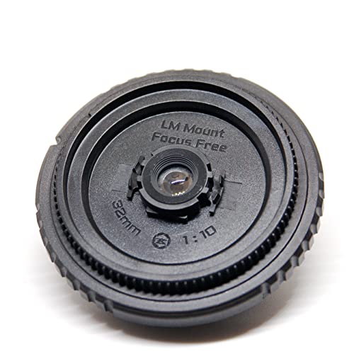 L-Mount Pancake-Objektiv, 32 mm, F/10 Fokusfrei, kompatibel mit L-Mount Kameras (fp, SL, S1, S1R, S5, T.) von Xuan
