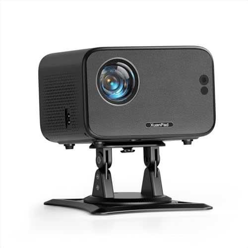 Netflix Offiziell & Autofokus - Beamer mit WLAN und Bluetooth XuanPad 4K 1080P Unterstützung, Projektor mit 210° drehbarem Standfuß, Auto Keystone-Korrektur, Staubschutz- und Wärmeableitungsdesign Netflix Offiziell & Autofokus - Beamer mit WLAN und Bluetooth XuanPad 4K 1080P Unterstützung, Projektor mit 210° drehbarem Standfuß, Auto Keystone-Korrektur, Staubschutz- und Wärmeableitungsdesign von XuanPad