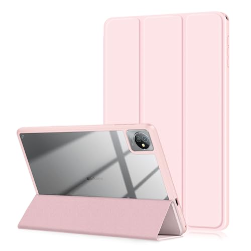 Xuanbeier Hybrid Schlank Hülle Kompatibel mit Blackview Tab70 10Inch Tablet Smart Schutzhülle mit Schlaf/Wach Funktion,Roségold von Xuanbeier