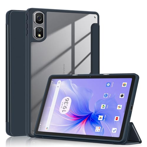 Xuanbeier Hybrid Schlank Hülle Kompatibel mit Blackview tab 16 Pro 11 Zoll Tablet Smart Schutzhülle mit Schlaf/Wach Funktion,Dunkelblau von Xuanbeier