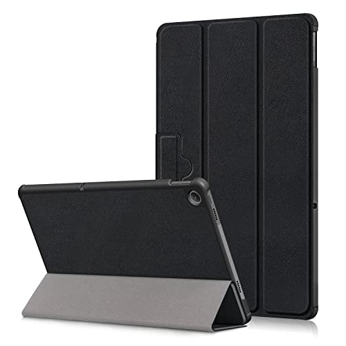 Xuanbeier Ultra Dünn Hülle Kompatibel mit Lenovo M10 Plus (3rd Gen) 10.6" Tablette TB-125F/128F Schutzhülle mit Ständer und Schlaf/Wach Funktion,Schwarz von Xuanbeier