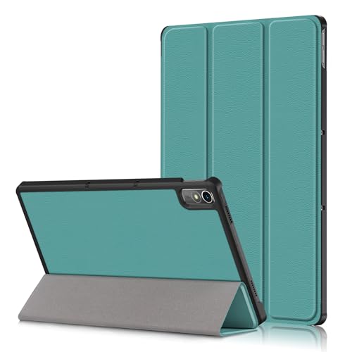 Xuanbeier Ultra Dünn Hülle Kompatibel mit Lenovo Tab P11 2nd Gen. 11.5" TB350 Tablette Schutzhülle mit Ständer und Schlaf/Wach Funktion,Malachitgrün von Xuanbeier
