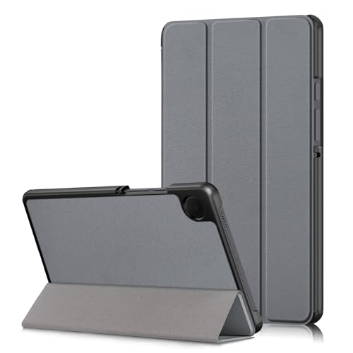 Xuanbeier Ultra Dünn Hülle Kompatibel mit Samsung Galaxy Tab A9 8.7" Tablette (SM-X110/X115/X117) Schutzhülle mit Ständer und Schlaf/Wach Funktion,Grau von Xuanbeier