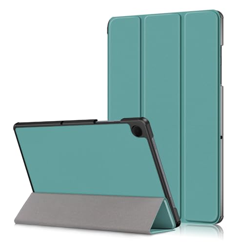 Xuanbeier Ultra Dünn Hülle Kompatibel mit Samsung Galaxy Tab A9 Plus / A9+ 11" Tablette (SM-X210/X216/X218) Schutzhülle mit Ständer und Schlaf/Wach Funktion,Malachitgrün von Xuanbeier