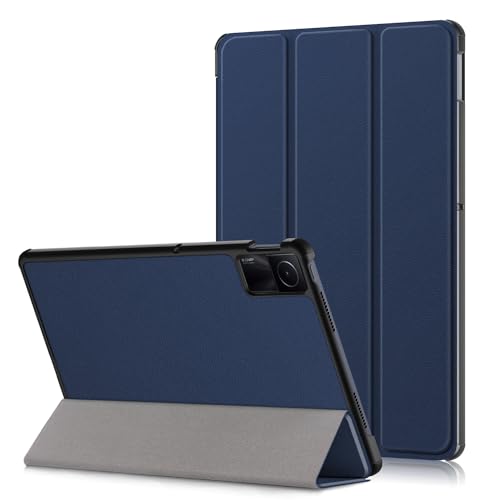 Xuanbeier Ultra Dünn Hülle Kompatibel mit Xiaomi Red mi Pad se 11" Tablette Schutzhülle mit Ständer und Schlaf/Wach Funktion,Blau von Xuanbeier