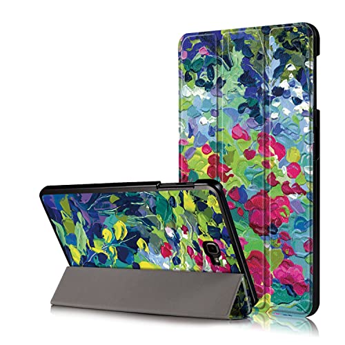Xuanbeier Ultradünne Hülle Kompatibel mit Samsung Galaxy Tab A 10.1 2016 SM-T580/T585 (A6) Tablette Schutzhülle mit Ständer und Auto Schlaf/Wachen Funktion,Blütenblatt von Xuanbeier