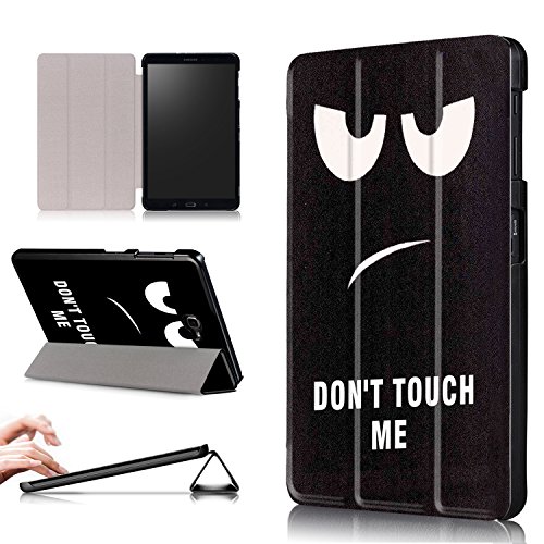 Xuanbeier Ultradünne Hülle Kompatibel mit Samsung Galaxy Tab A 10.1 2016 SM-T580/T585 (A6) Tablette Schutzhülle mit Ständer und Auto Schlaf/Wachen Funktion,Don't Touch me von Xuanbeier
