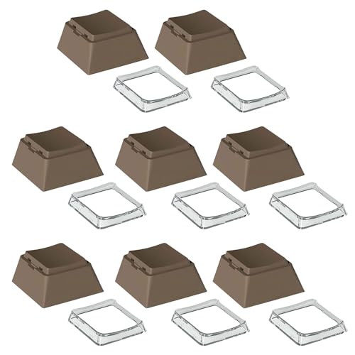 8-teiliges Blank-Tastenkappen-Set, verschleißfestes Polycarbonat für mechanische Tastaturen, komfortables Tippen von Xuancai