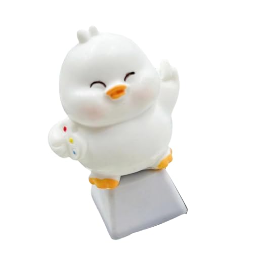 Verspielte 3D-Enten-Tastenkappe, OEM-Höhe für mechanische Tastatur-Benutzer, ABS-Tastenkappe zum Tippen von Xuanxi