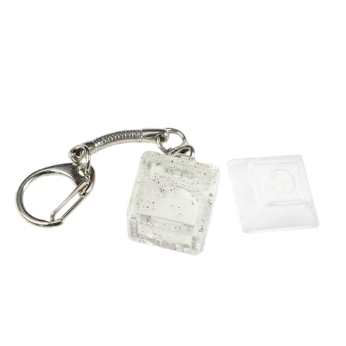 Xuanxi Durchsichtiger Schlüsselanhänger zum Testen mechanischer Tastaturschalter, Stressabbau-Werkzeug mit DSA-Tastenkappe, 1 Set, 20 x 20 x 12 mm Xuanxi Durchsichtiger Schlüsselanhänger zum Testen mechanischer Tastaturschalter, Stressabbau-Werkzeug mit DSA-Tastenkappe, 1 Set, 20 x 20 x 12 mm von Xuanxi
