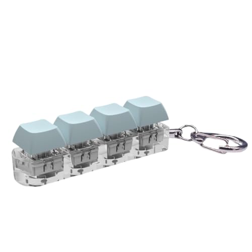 Xuanxi Schlüsselanhänger mit 4 Tasten, Tastaturform, Rucksack, Anhänger, Stressabbau, Spielzeug, Auto, Tasche, Geburtstag, für Mädchen Xuanxi Schlüsselanhänger mit 4 Tasten, Tastaturform, Rucksack, Anhänger, Stressabbau, Spielzeug, Auto, Tasche, Geburtstag, für Mädchen von Xuanxi