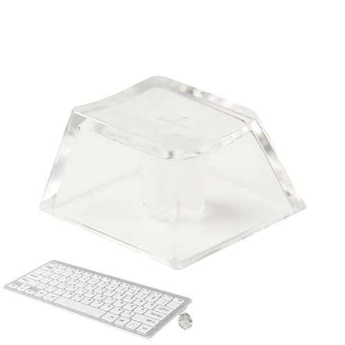 Xujuika Transparente R4-Höhe-Tastenkappe, durchsichtige Tastenkappen, Transparente Leere Tastatur-Tastenkappen, wasserdichte, stilvolle, transparente Tastenkappen, Tastaturzubehör für mechanische von Xujuika